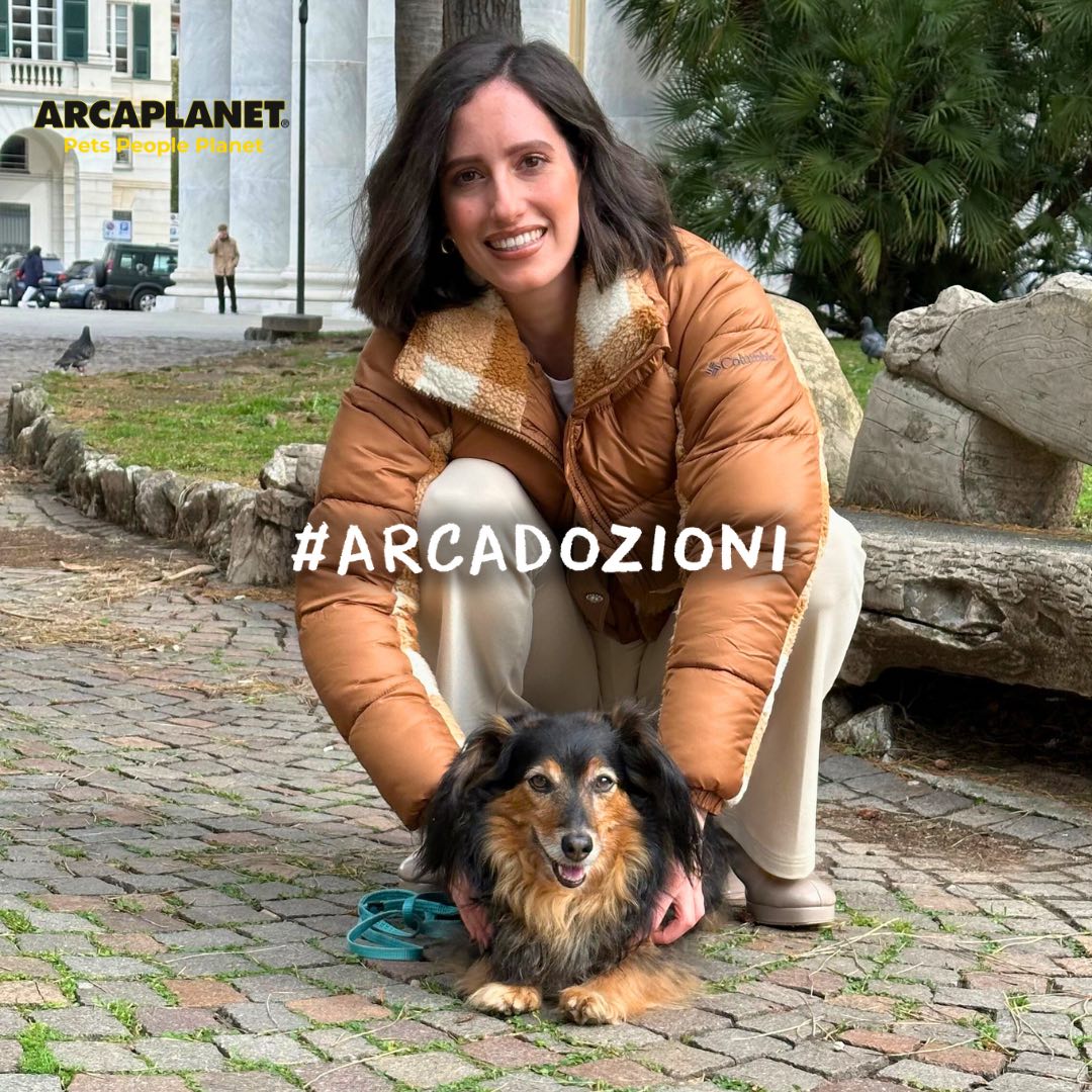 Una delle pet parent che ha adottato un cane da un rifugio e ha partecipato alle interviste #arcadozioni per Arcaplanet